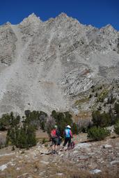 Kathy and barb below the crags [sat sep 1 14:53:38 mdt 2018]